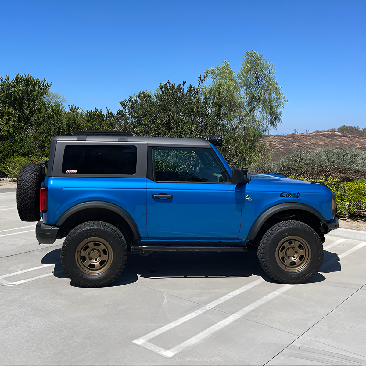 2021-24 Ford Bronco 2-Door Rear only Short Roof Rack for Hardtop (2.0)