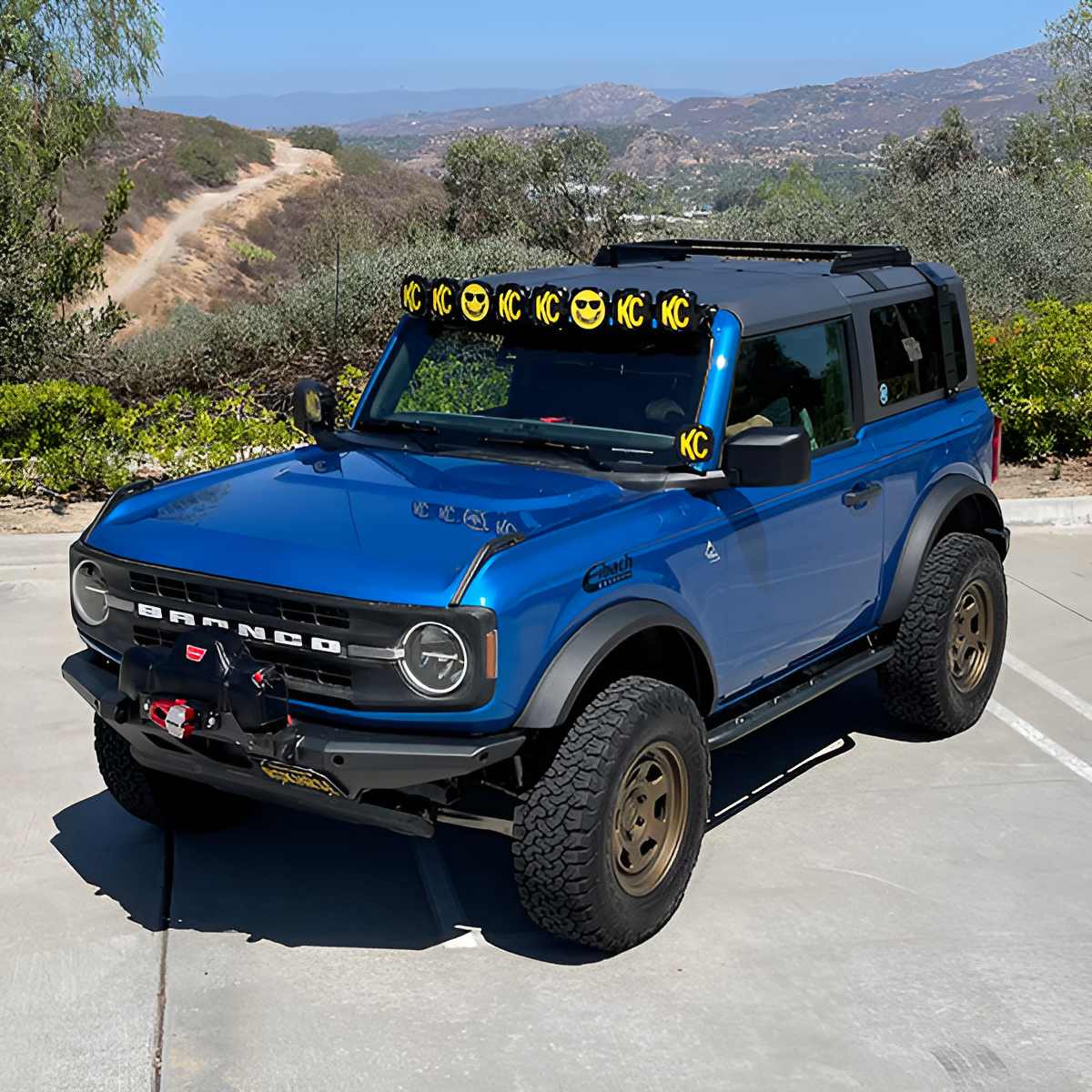 2021-24 Ford Bronco 2-Door Rear only Short Roof Rack for Hardtop (2.0)