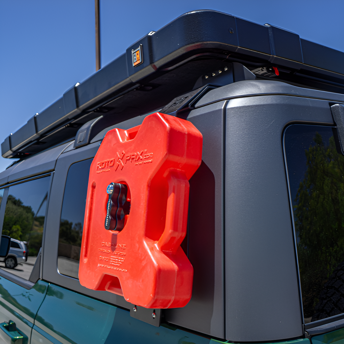 Side Mounting Accessory / Rotopax Bracket for Bronco Racks