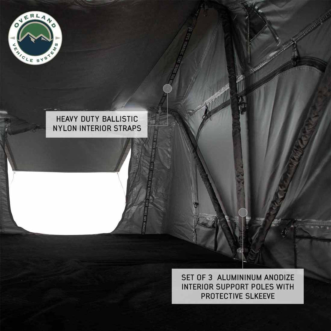 Overland Vehicle Systems Nomadic 4 Extended Roof Top Tent