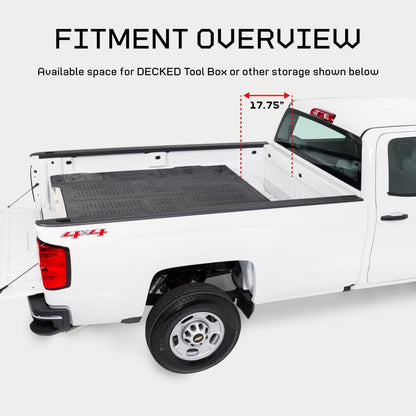 DECKED Truck Bed Storage System Compatible with GMC/Chevy 1500 2019-Current 8'