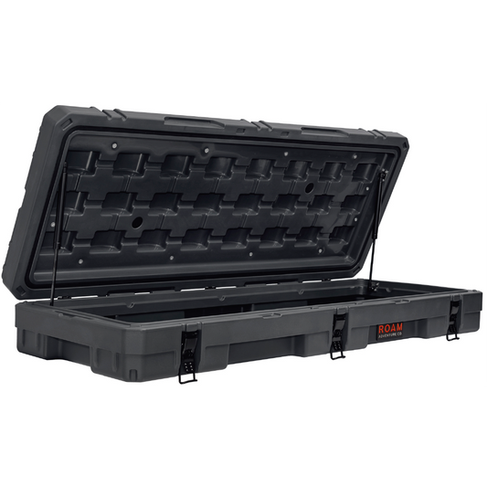 ROAM 83L Rugged Case ‚Äî low-profile, heavy-duty storage case with 3 lockable latches
