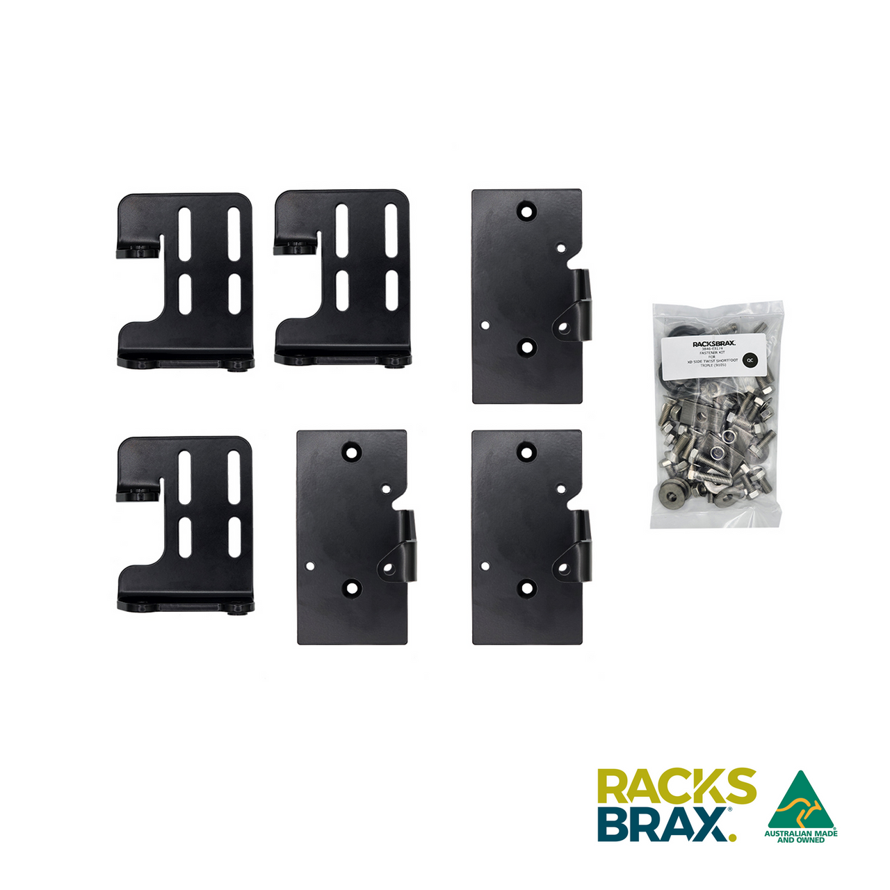 Racksbrax XD Side Twist Bracket - Short  (Triple)