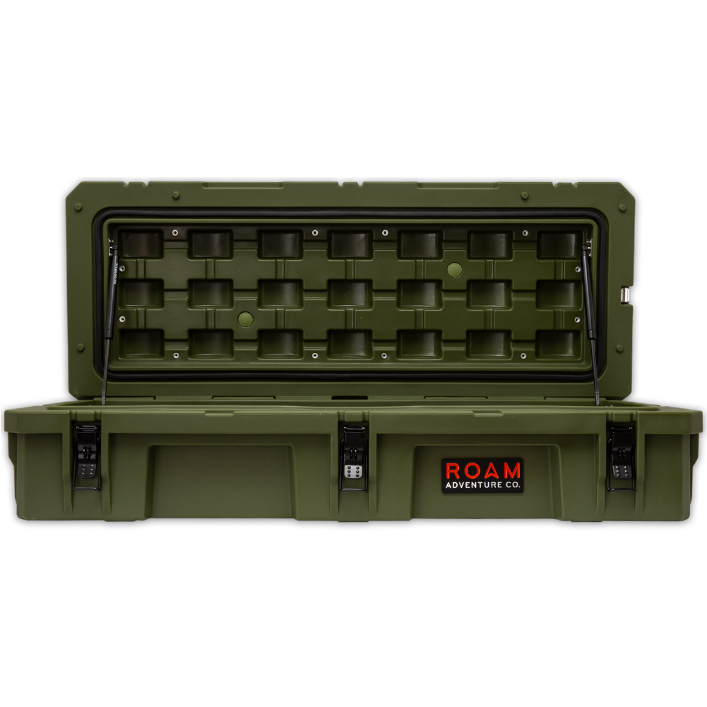 ROAM 95L Rugged Case ‚Äî large low-profile durable storage box in OD Green color