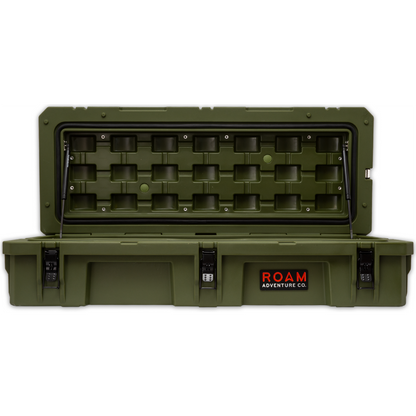 ROAM 95L Rugged Case ‚Äî large low-profile durable storage box in OD Green color