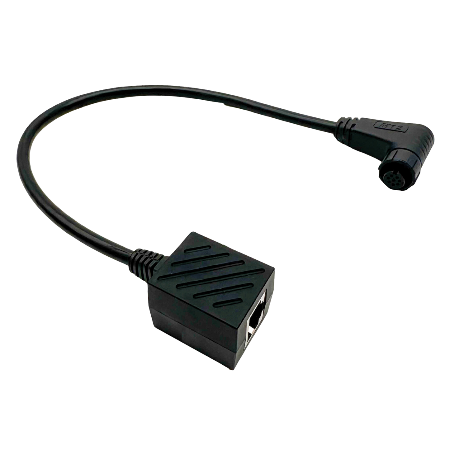 E360 12.8V GC2 CAN Bus to Victron Communication Adapter Cable: 300mm M8 Connector to RJ45 Jack [A]