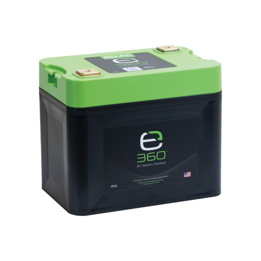 E360 12.8V 80Ah G24 High-Density LiFePO4 Deep Cycle Battery [B]