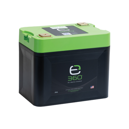 E360 12.8V 95Ah G24 Extreme-Density LiFePO4 Deep Cycle Battery [B]