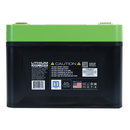 E360 12.8V 100Ah G27 High-Density LiFePO4 Deep Cycle Battery [A]