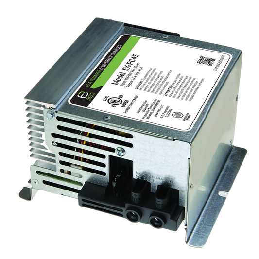 E360 45A Floor Mount 120V AC to 12.8V DC Lithium Converter Charger [A]