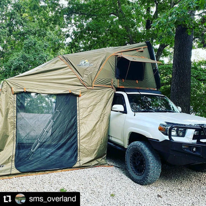 Alpha Hardshell Rooftop Tent, ABS, 2-3 Person, Black