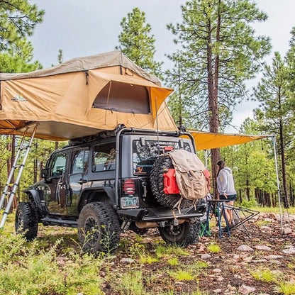 Truck or Car Awning, 4.5x6 Feet, Poly-Cotton Ripstop Fabric, Tan