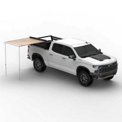 Truck or Car Awning, 4.5x6 Feet, Poly-Cotton Ripstop Fabric, Tan