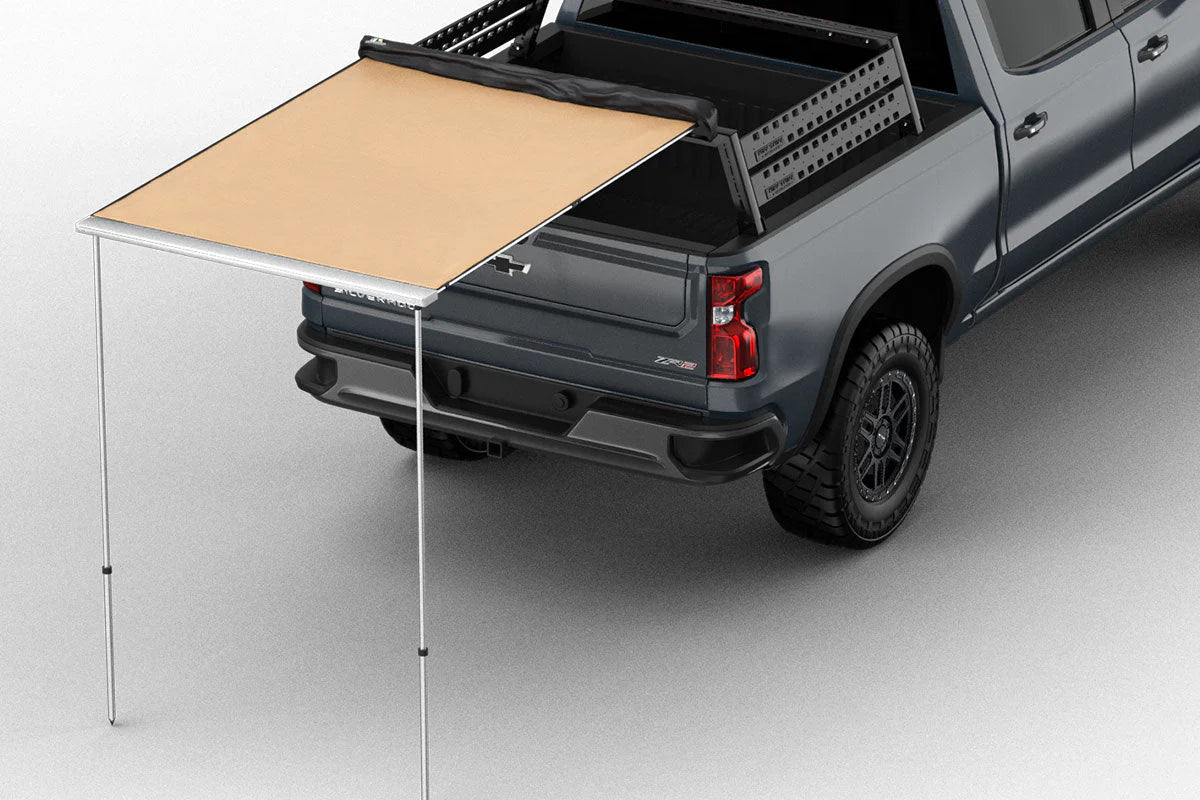 Truck or Car Awning, 4.5x6 Feet, Poly-Cotton Ripstop Fabric, Tan